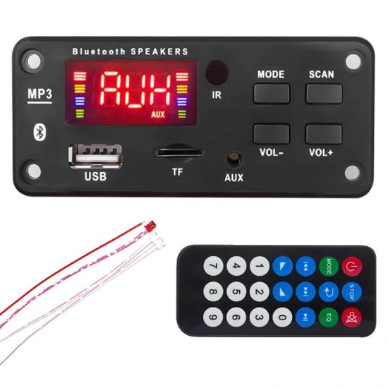 USB/SD/AUX/BLUETOOTH/KUMANDA/MP3 OTO TEYP ÇEVİRİCİ DİJİTAL PLAYER BOARD (12V-5V)  14536