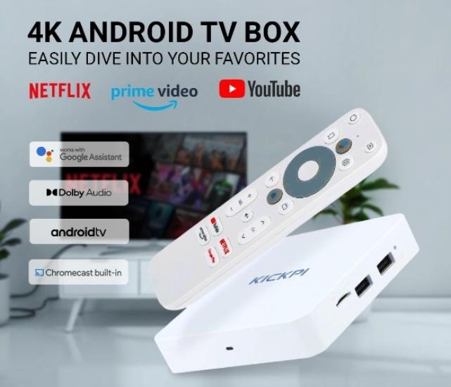 Kickpi KP1 Lisanslı 4k Android TV Box 2GB RAM 32GB HAFIZA