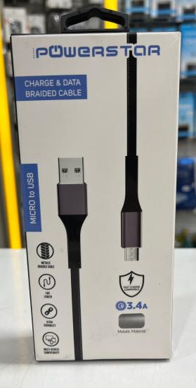 G-PW05  MICRO TO USB ŞARJ KABLOSU (ÖRGÜLÜ KABLO